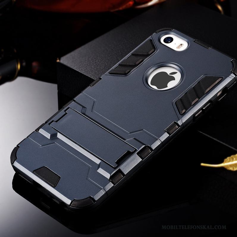 iPhone 5/5s Skal Fodral Nubuck Kreativa Fallskydd Trend All Inclusive Röd