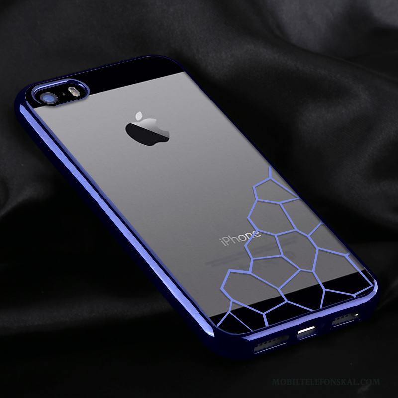 iPhone 5/5s Skal Fodral Plating Trend Enkel Skydd Svart Fallskydd