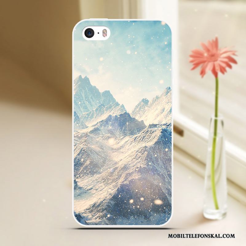 iPhone 5/5s Skal Kreativa Färg Fodral All Inclusive Fallskydd Mjuk