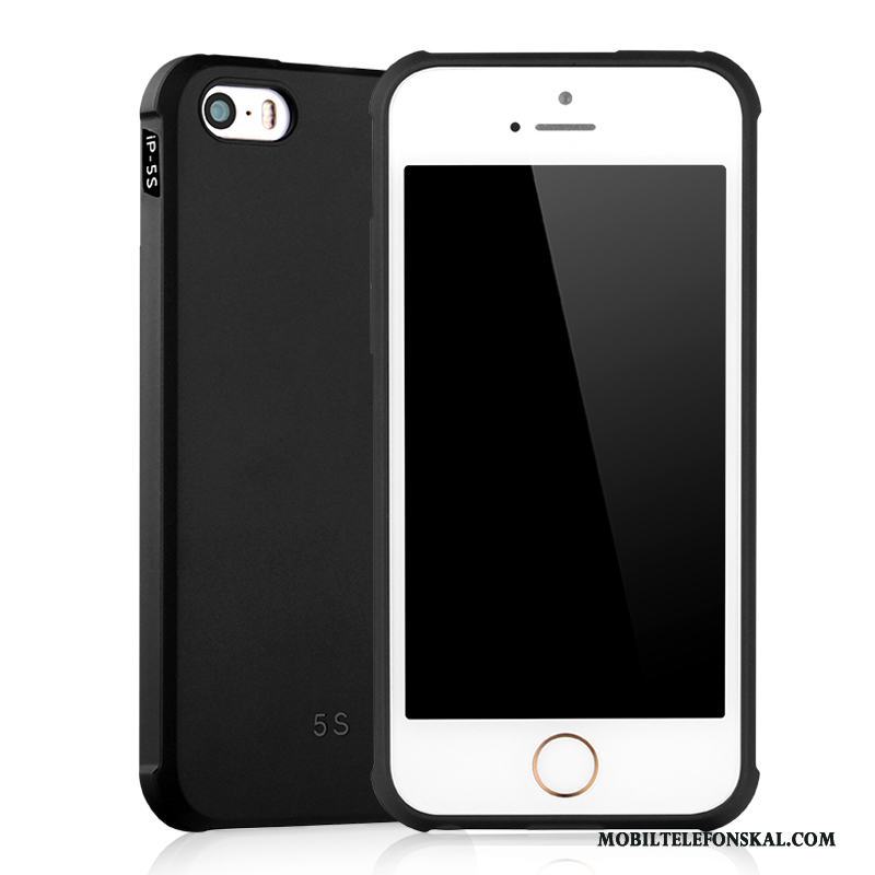 iPhone 5/5s Skal Skydd Mjuk Fallskydd Nubuck Fodral Grå All Inclusive