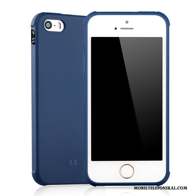 iPhone 5/5s Skal Skydd Mjuk Fallskydd Nubuck Fodral Grå All Inclusive