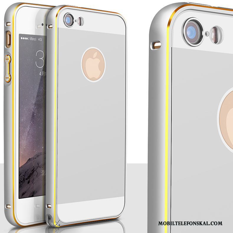 iPhone 5/5s Skal Telefon Metall Fodral Guld Legering Skydd Bakre Omslag