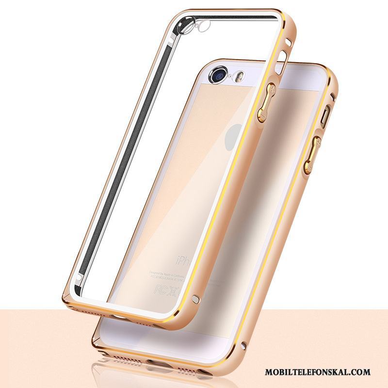 iPhone 5/5s Skal Telefon Metall Fodral Guld Legering Skydd Bakre Omslag