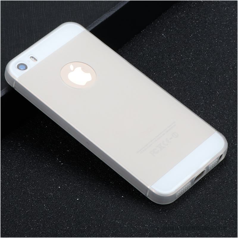 iPhone 5/5s Skydd Enkel Nubuck Mjuk Skal Telefon Trend Silikon