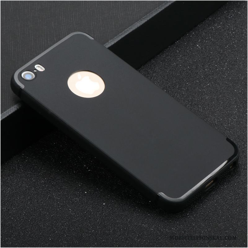 iPhone 5/5s Skydd Enkel Nubuck Mjuk Skal Telefon Trend Silikon