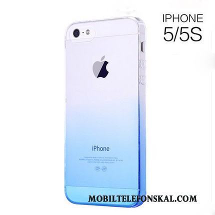 iPhone 5/5s Skydd Fodral All Inclusive Silikon Blå Skal Telefon