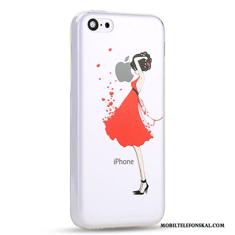 iPhone 5c Skal All Inclusive Kreativa Fallskydd Fodral Vacker Mobil Telefon Silikon