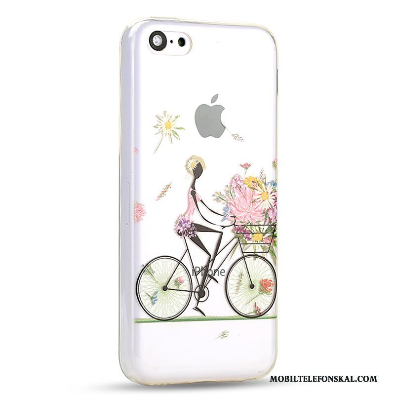 iPhone 5c Skal All Inclusive Kreativa Fallskydd Fodral Vacker Mobil Telefon Silikon