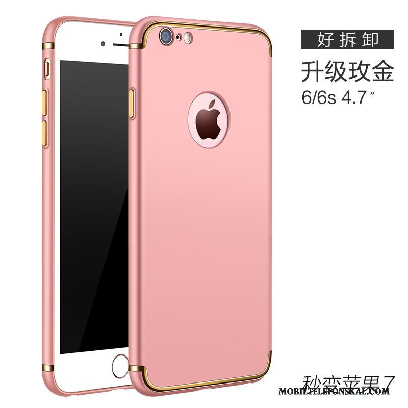 iPhone 6/6s All Inclusive Nubuck Fallskydd Trend Rosa Guld Skal Telefon Kreativa