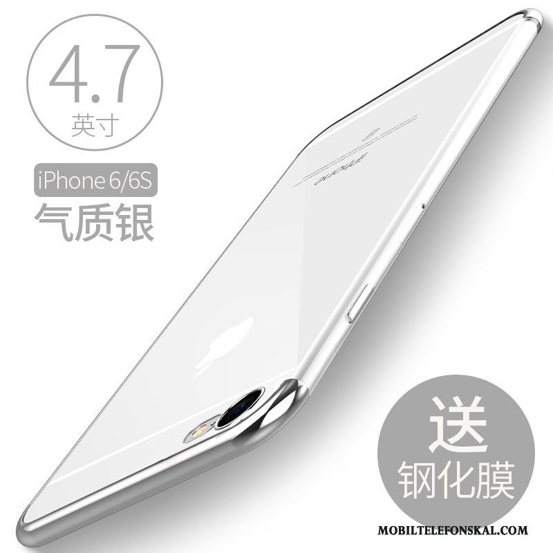 iPhone 6/6s All Inclusive Ny Mjuk Transparent Pu Skal Telefon Silikon