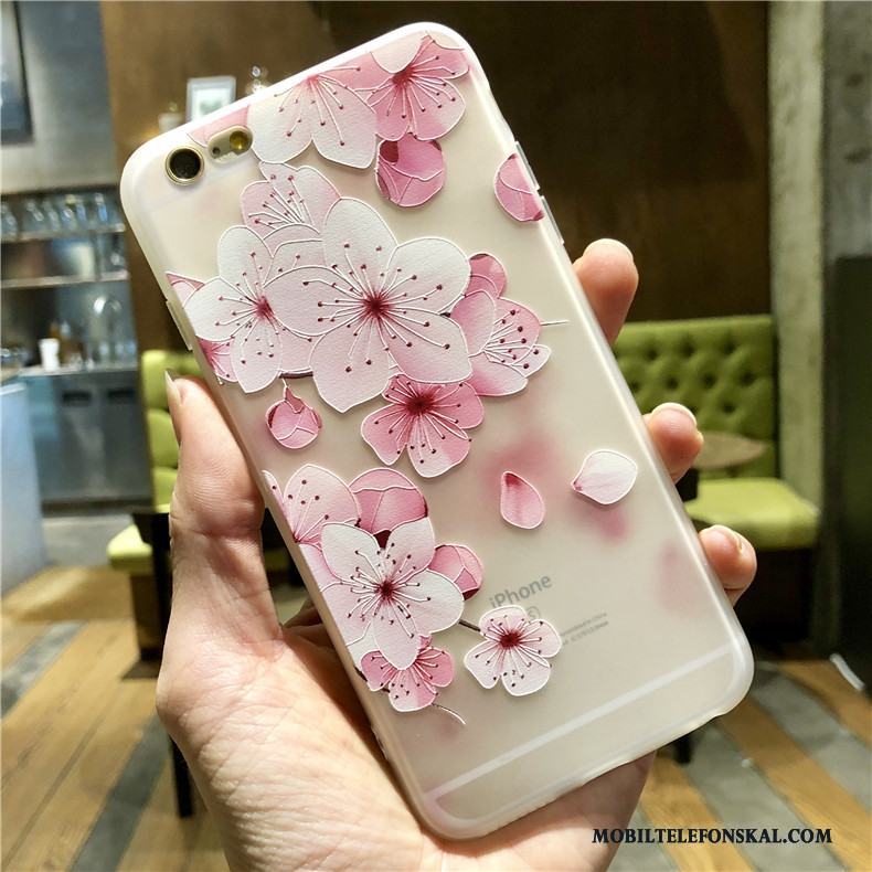 iPhone 6/6s All Inclusive Rosa Fodral Skal Telefon Skydd Silikon