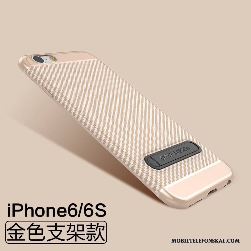 iPhone 6/6s All Inclusive Skal Telefon Nubuck Silikon Slim Mjuk Svart