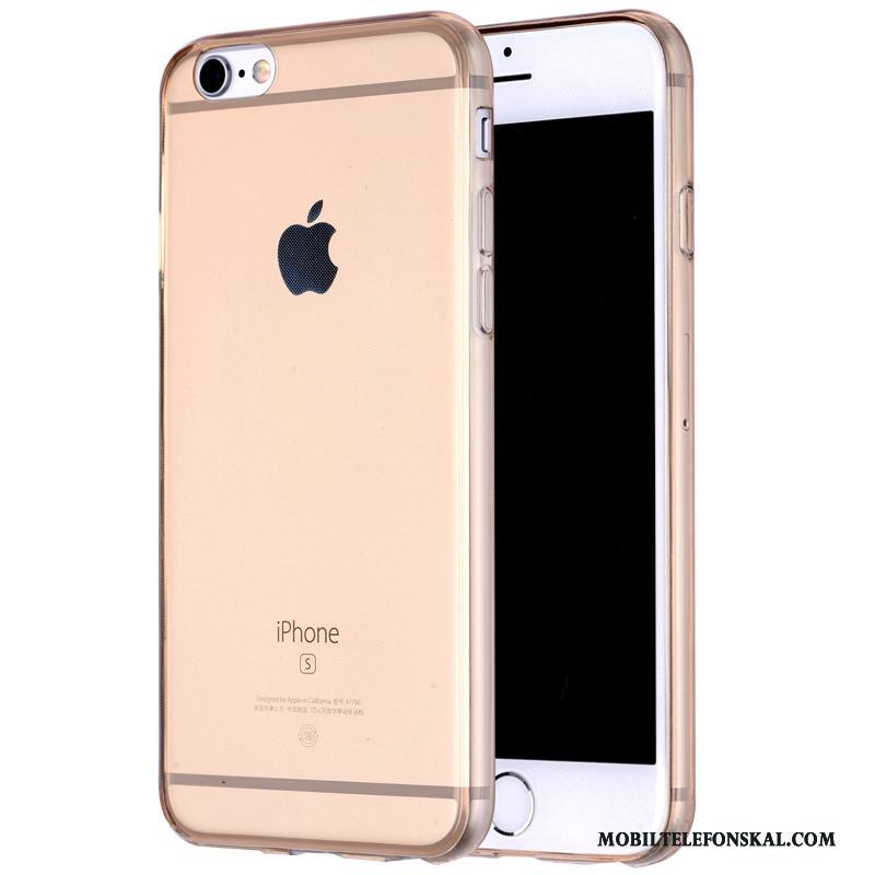 iPhone 6/6s Blå All Inclusive Pu Transparent Skal Telefon Silikon Mjuk