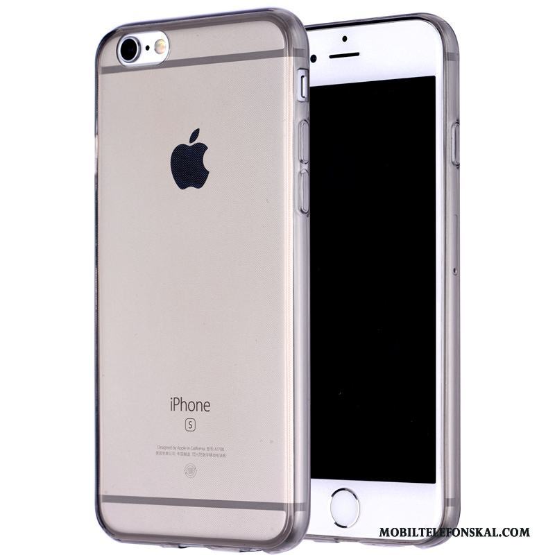 iPhone 6/6s Blå All Inclusive Pu Transparent Skal Telefon Silikon Mjuk