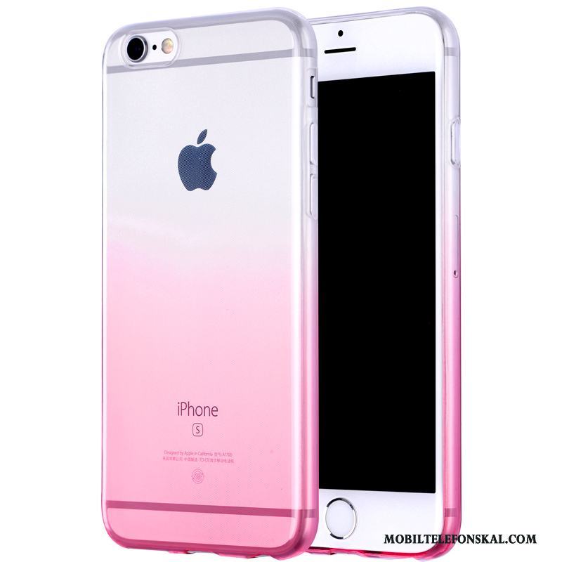 iPhone 6/6s Blå All Inclusive Pu Transparent Skal Telefon Silikon Mjuk