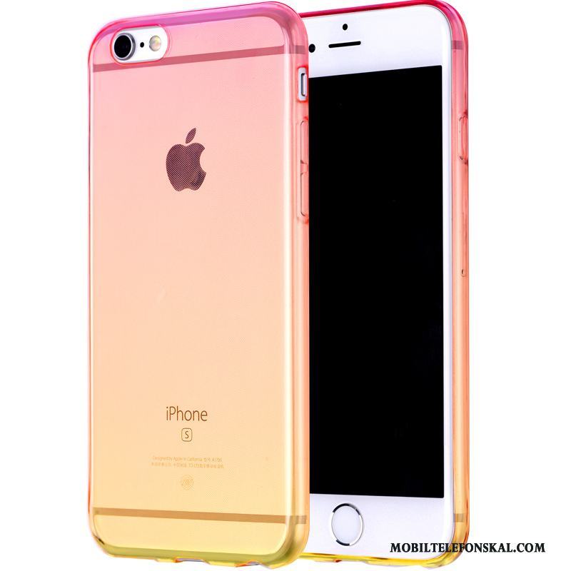 iPhone 6/6s Blå All Inclusive Pu Transparent Skal Telefon Silikon Mjuk