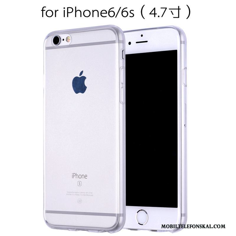 iPhone 6/6s Brun All Inclusive Läderfodral Skal Telefon Fallskydd Gul Clamshell