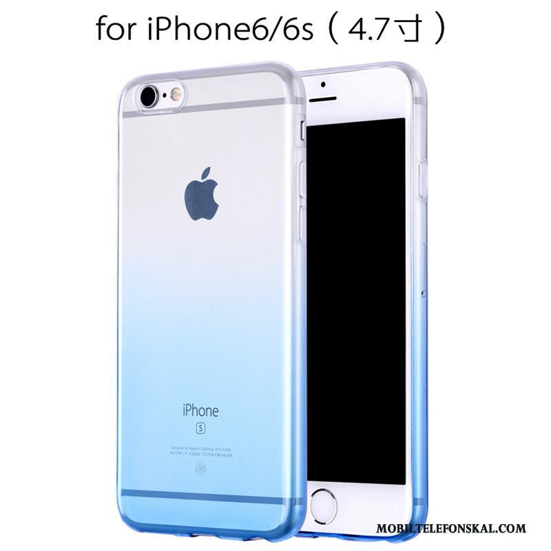 iPhone 6/6s Brun All Inclusive Läderfodral Skal Telefon Fallskydd Gul Clamshell