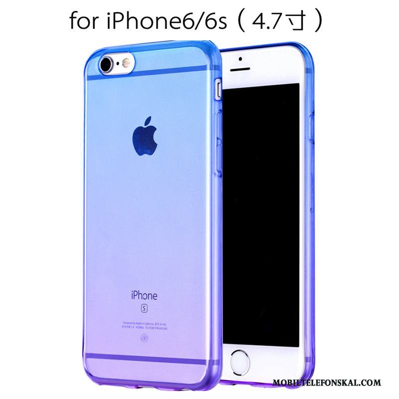 iPhone 6/6s Brun All Inclusive Läderfodral Skal Telefon Fallskydd Gul Clamshell