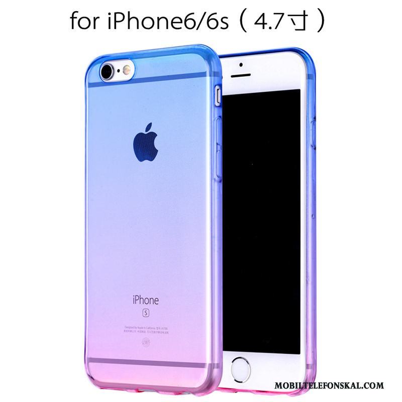 iPhone 6/6s Brun All Inclusive Läderfodral Skal Telefon Fallskydd Gul Clamshell