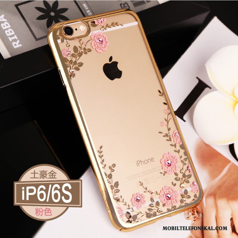 iPhone 6/6s Hård Ny Strass All Inclusive Fodral Transparent Skal Telefon