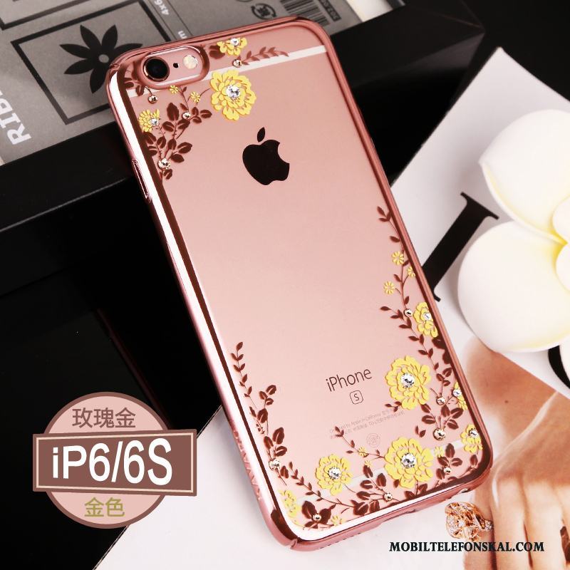 iPhone 6/6s Hård Ny Strass All Inclusive Fodral Transparent Skal Telefon