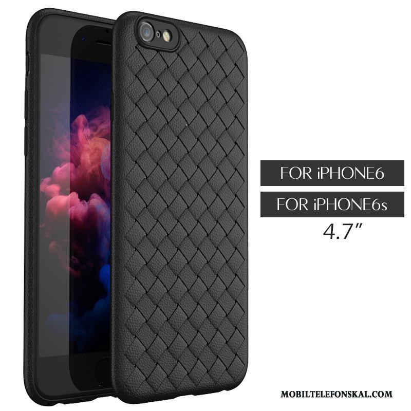 iPhone 6/6s Läder Trend Interlace Skydd Skal Fallskydd Mjuk