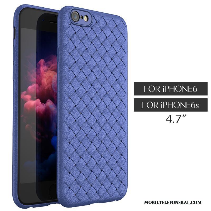 iPhone 6/6s Läder Trend Interlace Skydd Skal Fallskydd Mjuk