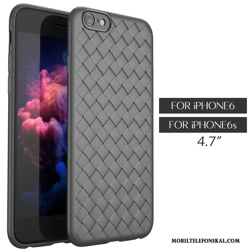 iPhone 6/6s Läder Trend Interlace Skydd Skal Fallskydd Mjuk