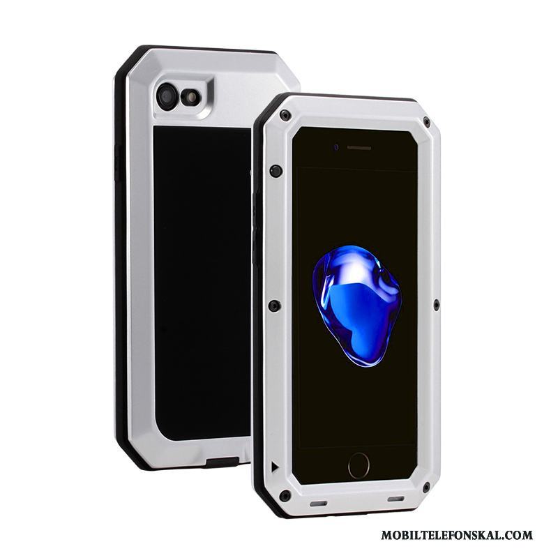 iPhone 6/6s Metall All Inclusive Kamouflage Tre Försvar Skal Telefon Fodral Silikon