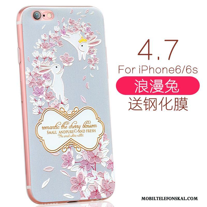 iPhone 6/6s Mjuk Kyla Silikon Vacker Elegant Skal Telefon Purpur