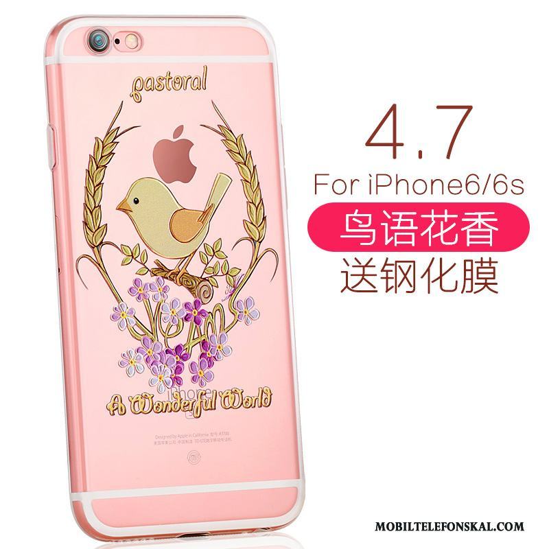 iPhone 6/6s Mjuk Kyla Silikon Vacker Elegant Skal Telefon Purpur