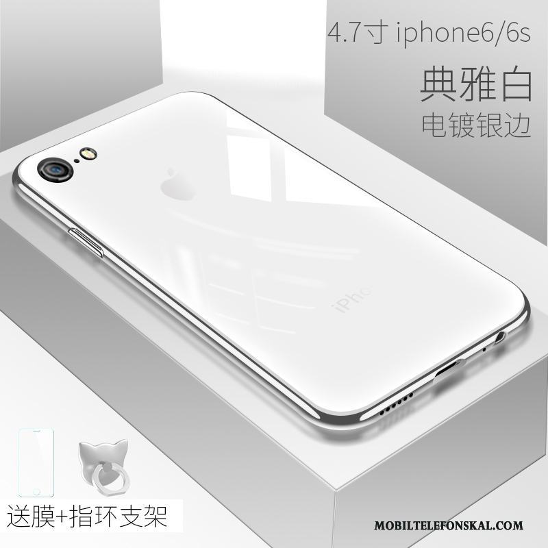 iPhone 6/6s Ny Fodral Röd Trend Silikon Skal Telefon Glas