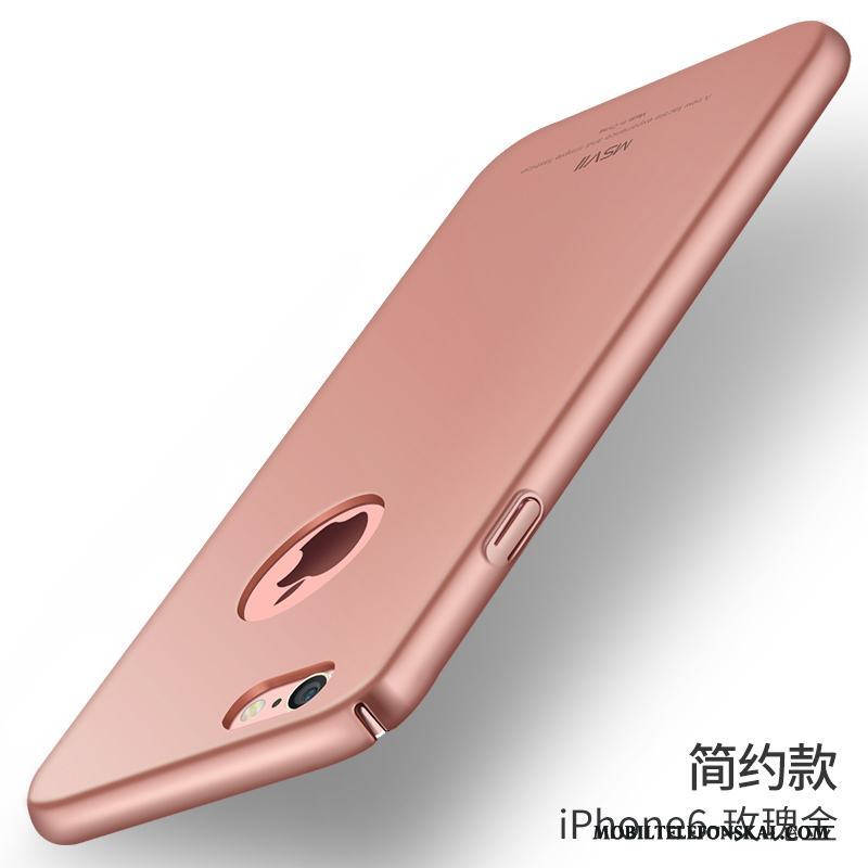 iPhone 6/6s Personlighet Nubuck Skal Ny Fodral Rosa Guld Fallskydd