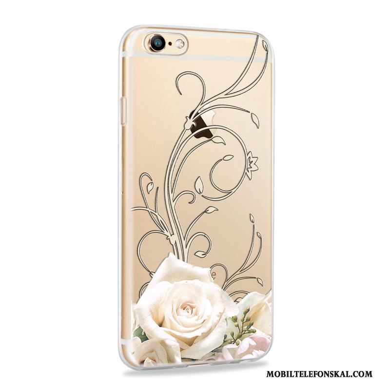 iPhone 6/6s Plus Fallskydd Guld Fodral Skal Telefon Silikon Mjuk All Inclusive