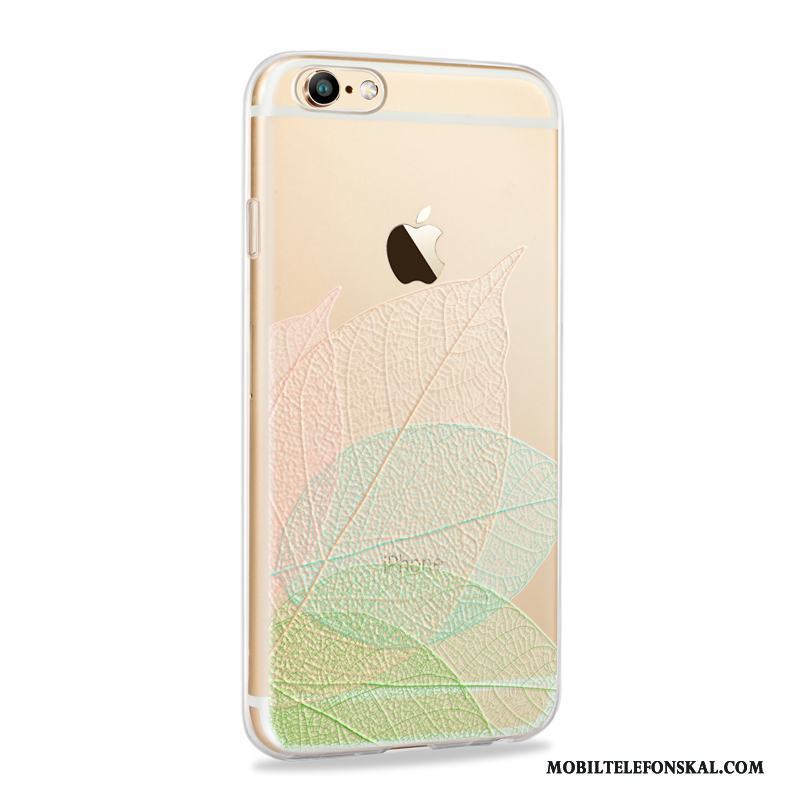 iPhone 6/6s Plus Fallskydd Guld Fodral Skal Telefon Silikon Mjuk All Inclusive