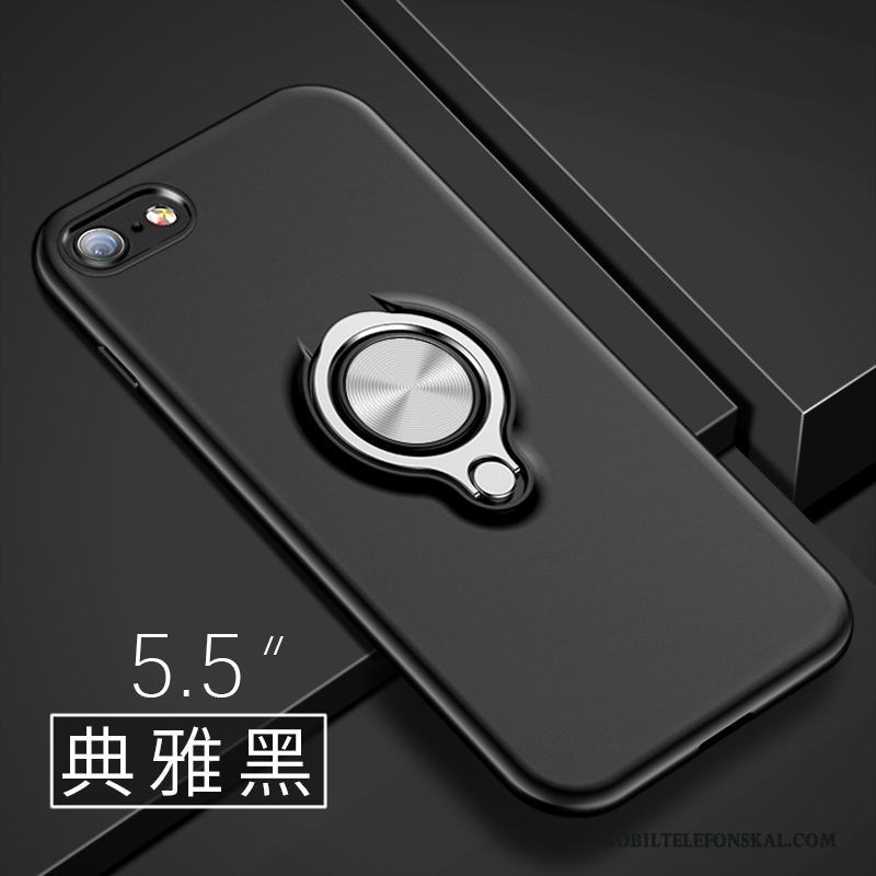 iPhone 6/6s Plus Fallskydd Trend Silver Nubuck Personlighet Silikon Skal Telefon