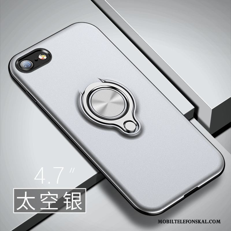 iPhone 6/6s Plus Fallskydd Trend Silver Nubuck Personlighet Silikon Skal Telefon