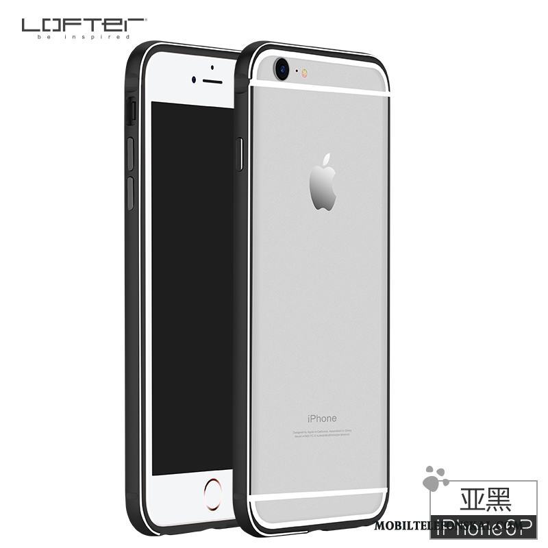 iPhone 6/6s Plus Frame Silver Personlighet Skal Telefon Metall Fallskydd Kreativa