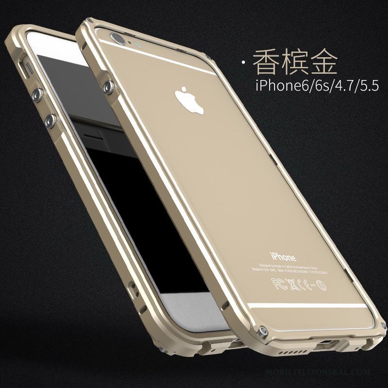 iPhone 6/6s Plus Mörkgrön Metall Fallskydd Skal Telefon Frame Fodral All Inclusive