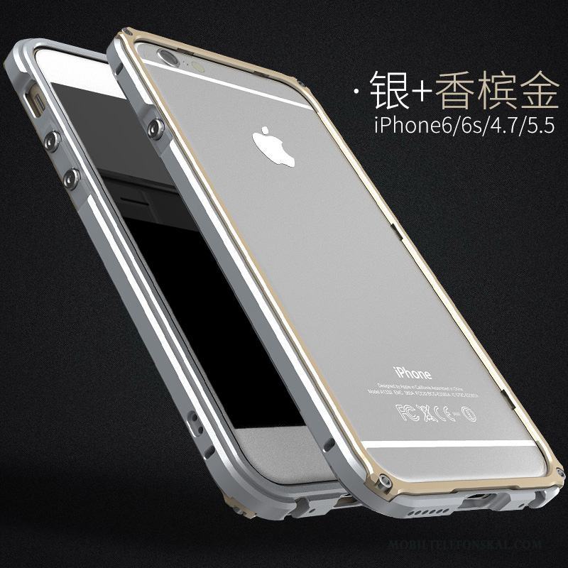iPhone 6/6s Plus Mörkgrön Metall Fallskydd Skal Telefon Frame Fodral All Inclusive