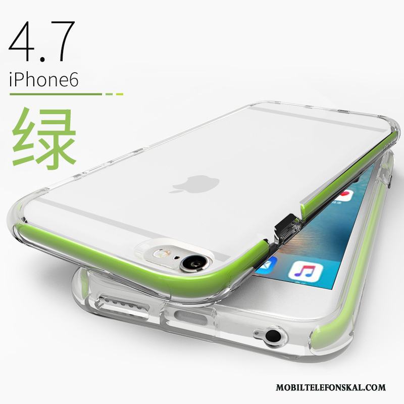 iPhone 6/6s Plus Nubuck Silikon Mjuk Grön All Inclusive Personlighet Skal Telefon