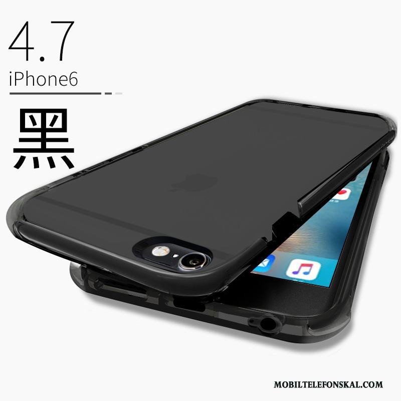 iPhone 6/6s Plus Nubuck Silikon Mjuk Grön All Inclusive Personlighet Skal Telefon