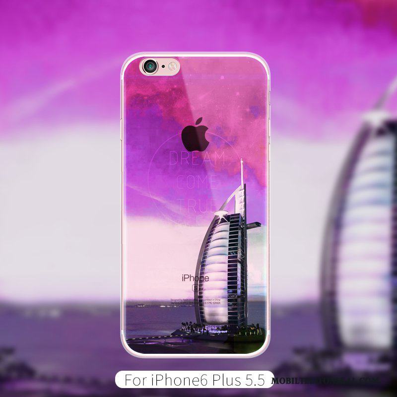 iPhone 6/6s Plus Ny Skal Telefon Kreativa Kinesisk Stil Konst Trend Grön