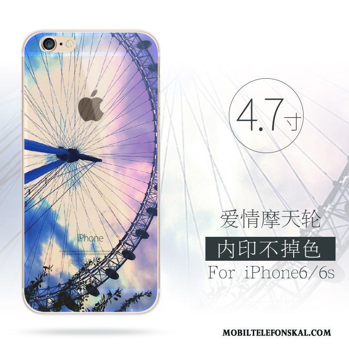 iPhone 6/6s Plus Ny Skal Telefon Kreativa Kinesisk Stil Konst Trend Grön