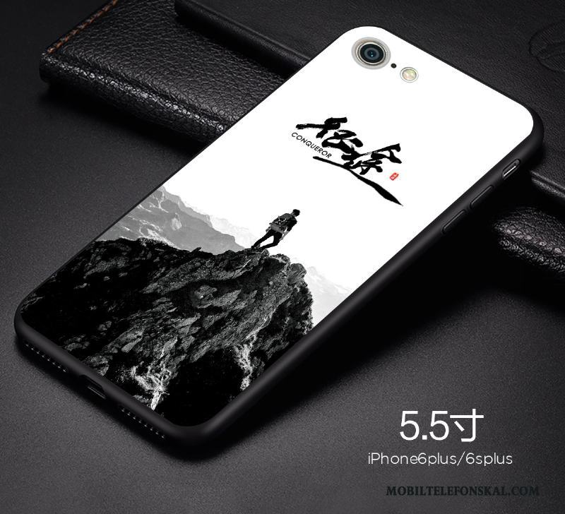 iPhone 6/6s Plus Personlighet Fallskydd Kreativa Skal Nubuck Mjuk Telefon