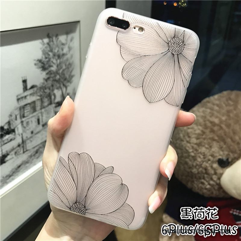 iPhone 6/6s Plus Personlighet Trend Silikon Skal Telefon Nubuck Enkel Mjuk