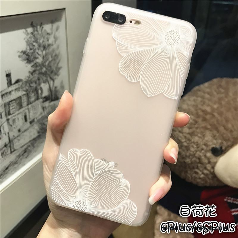 iPhone 6/6s Plus Personlighet Trend Silikon Skal Telefon Nubuck Enkel Mjuk