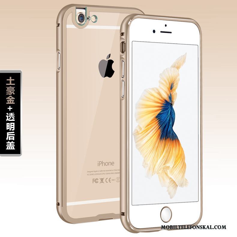 iPhone 6/6s Plus Purpur Frame Metall Skal Telefon