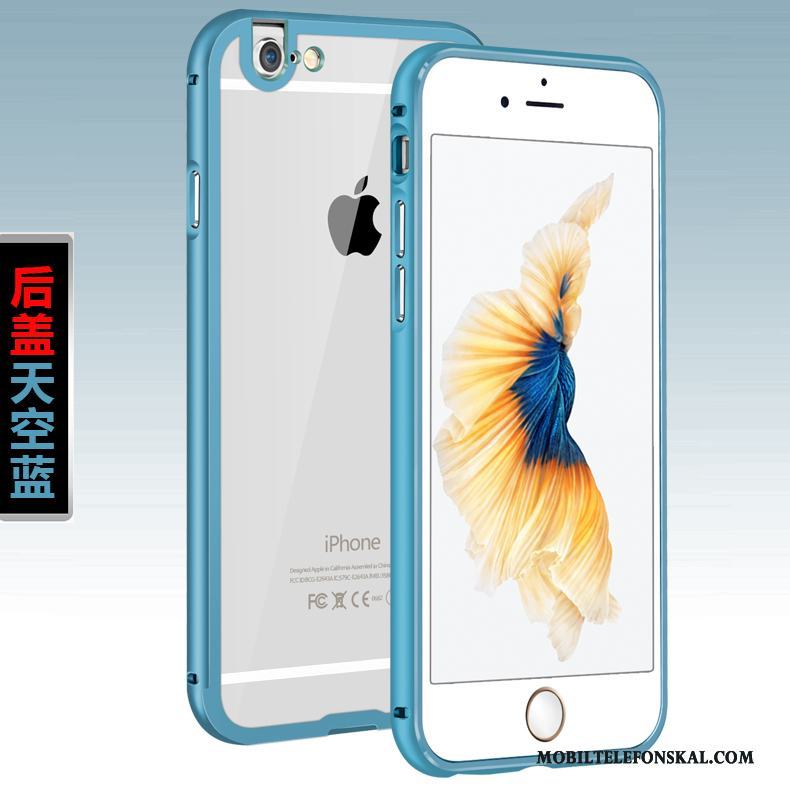 iPhone 6/6s Plus Purpur Frame Metall Skal Telefon